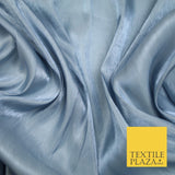 38 COLOURS - Soft Glazed Shimmer Sheer Woven Polyester Satin Organza Feel Fabric