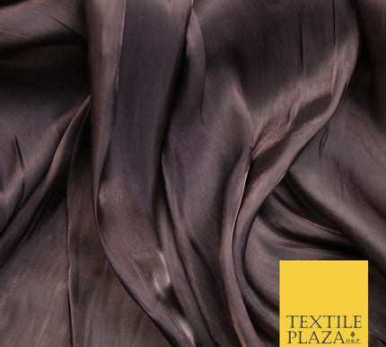 38 COLOURS - Soft Glazed Shimmer Sheer Woven Polyester Satin Organza Feel Fabric