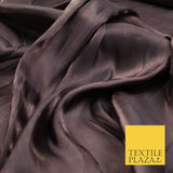 38 COLOURS - Soft Glazed Shimmer Sheer Woven Polyester Satin Organza Feel Fabric