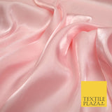 38 COLOURS - Soft Glazed Shimmer Sheer Woven Polyester Satin Organza Feel Fabric
