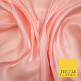 38 COLOURS - Soft Glazed Shimmer Sheer Woven Polyester Satin Organza Feel Fabric