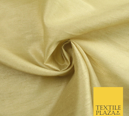 OVER 60 COLOURS Plain Dyed Faux Dupion Raw Silk Polyester Dress Fabric Material