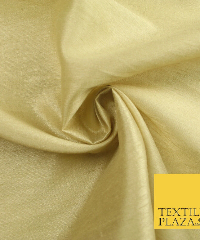 OVER 60 COLOURS Plain Dyed Faux Dupion Raw Silk Polyester Dress Fabric Material