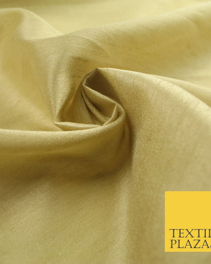 OVER 60 COLOURS Plain Dyed Faux Dupion Raw Silk Polyester Dress Fabric Material