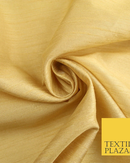 OVER 60 COLOURS Plain Dyed Faux Dupion Raw Silk Polyester Dress Fabric Material