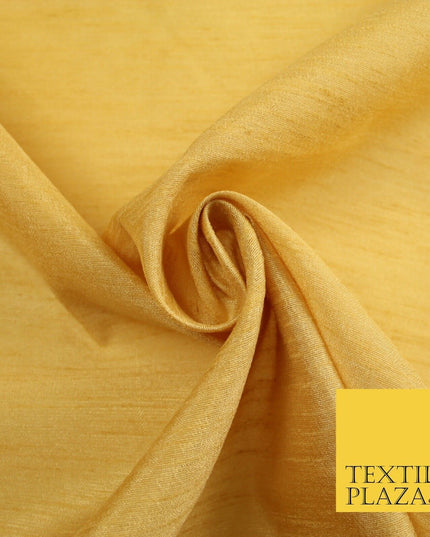 OVER 60 COLOURS Plain Dyed Faux Dupion Raw Silk Polyester Dress Fabric Material