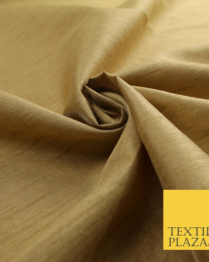 OVER 60 COLOURS Plain Dyed Faux Dupion Raw Silk Polyester Dress Fabric Material