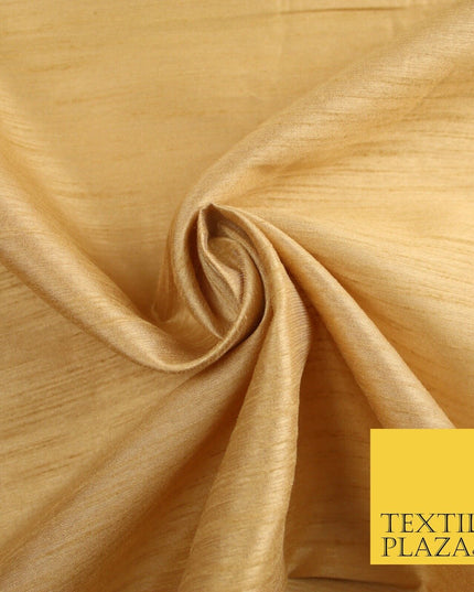 OVER 60 COLOURS Plain Dyed Faux Dupion Raw Silk Polyester Dress Fabric Material