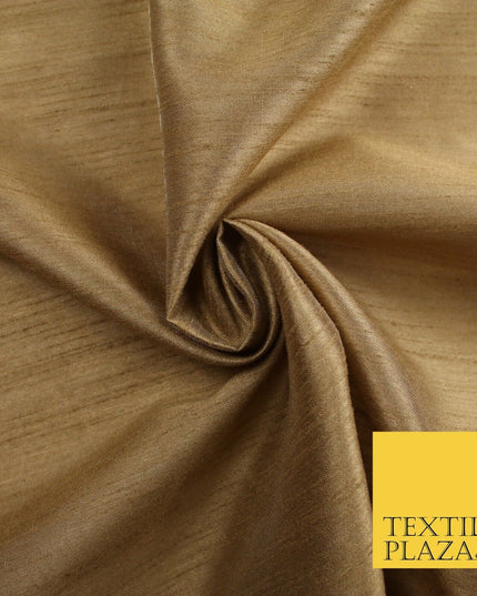 OVER 60 COLOURS Plain Dyed Faux Dupion Raw Silk Polyester Dress Fabric Material