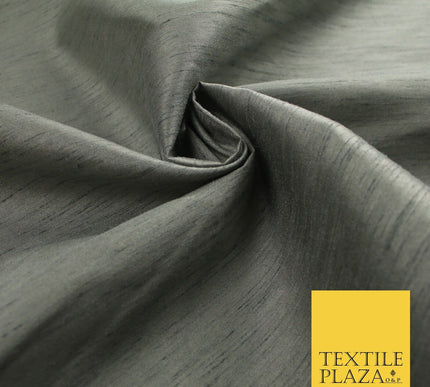 OVER 60 COLOURS Plain Dyed Faux Dupion Raw Silk Polyester Dress Fabric Material