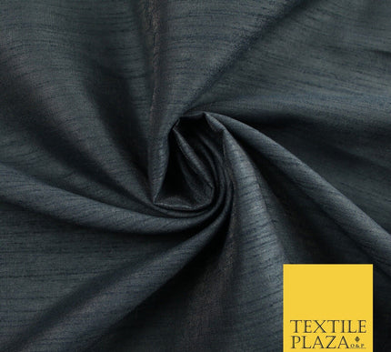 OVER 60 COLOURS Plain Dyed Faux Dupion Raw Silk Polyester Dress Fabric Material