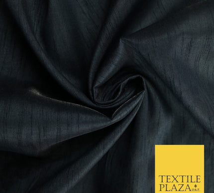 OVER 60 COLOURS Plain Dyed Faux Dupion Raw Silk Polyester Dress Fabric Material
