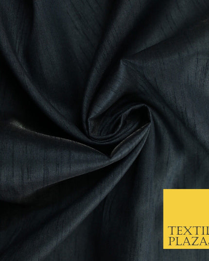 OVER 60 COLOURS Plain Dyed Faux Dupion Raw Silk Polyester Dress Fabric Material