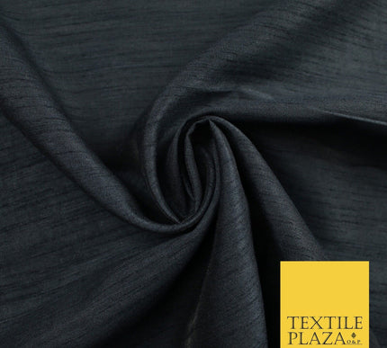 OVER 60 COLOURS Plain Dyed Faux Dupion Raw Silk Polyester Dress Fabric Material