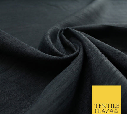 OVER 60 COLOURS Plain Dyed Faux Dupion Raw Silk Polyester Dress Fabric Material