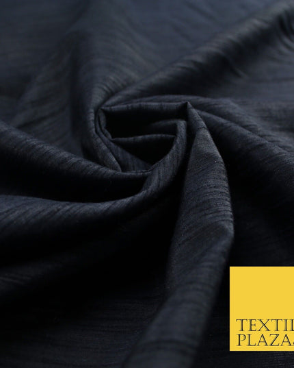 OVER 60 COLOURS Plain Dyed Faux Dupion Raw Silk Polyester Dress Fabric Material