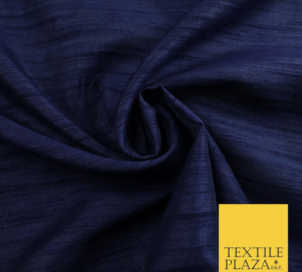 OVER 60 COLOURS Plain Dyed Faux Dupion Raw Silk Polyester Dress Fabric Material