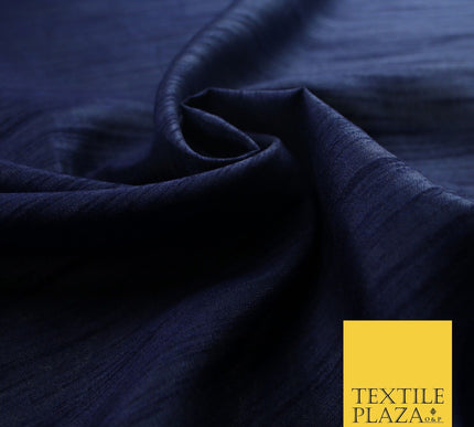 OVER 60 COLOURS Plain Dyed Faux Dupion Raw Silk Polyester Dress Fabric Material