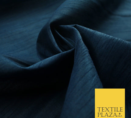 OVER 60 COLOURS Plain Dyed Faux Dupion Raw Silk Polyester Dress Fabric Material