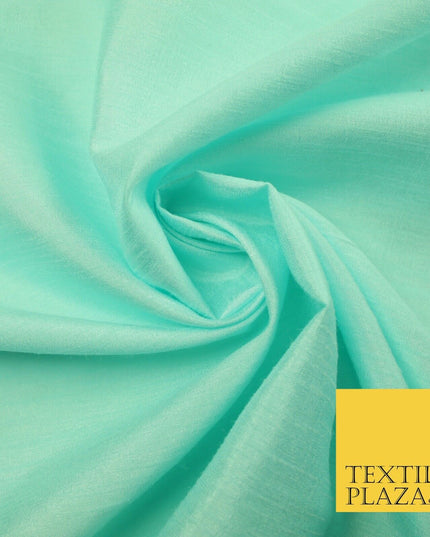 OVER 60 COLOURS Plain Dyed Faux Dupion Raw Silk Polyester Dress Fabric Material