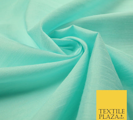 OVER 60 COLOURS Plain Dyed Faux Dupion Raw Silk Polyester Dress Fabric Material