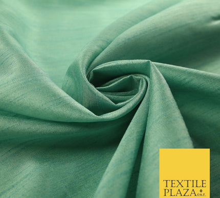 OVER 60 COLOURS Plain Dyed Faux Dupion Raw Silk Polyester Dress Fabric Material