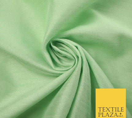 OVER 60 COLOURS Plain Dyed Faux Dupion Raw Silk Polyester Dress Fabric Material