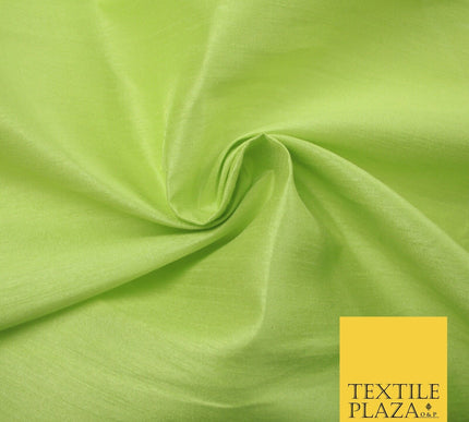 OVER 60 COLOURS Plain Dyed Faux Dupion Raw Silk Polyester Dress Fabric Material