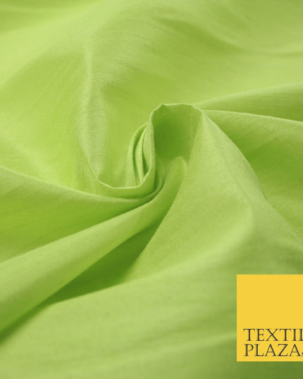 OVER 60 COLOURS Plain Dyed Faux Dupion Raw Silk Polyester Dress Fabric Material