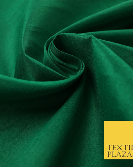 OVER 60 COLOURS Plain Dyed Faux Dupion Raw Silk Polyester Dress Fabric Material