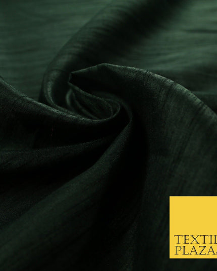 OVER 60 COLOURS Plain Dyed Faux Dupion Raw Silk Polyester Dress Fabric Material