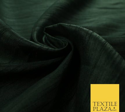 OVER 60 COLOURS Plain Dyed Faux Dupion Raw Silk Polyester Dress Fabric Material