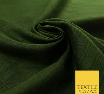 OVER 60 COLOURS Plain Dyed Faux Dupion Raw Silk Polyester Dress Fabric Material