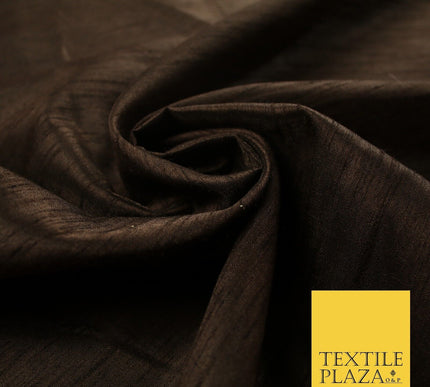 OVER 60 COLOURS Plain Dyed Faux Dupion Raw Silk Polyester Dress Fabric Material