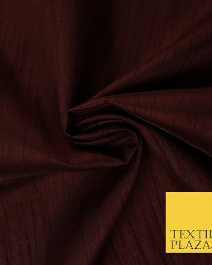 OVER 60 COLOURS Plain Dyed Faux Dupion Raw Silk Polyester Dress Fabric Material