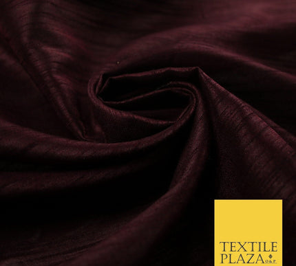 OVER 60 COLOURS Plain Dyed Faux Dupion Raw Silk Polyester Dress Fabric Material