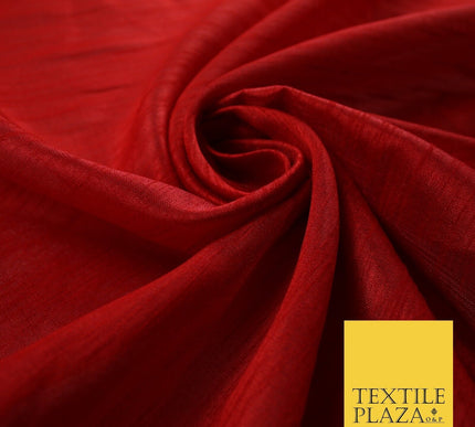 OVER 60 COLOURS Plain Dyed Faux Dupion Raw Silk Polyester Dress Fabric Material