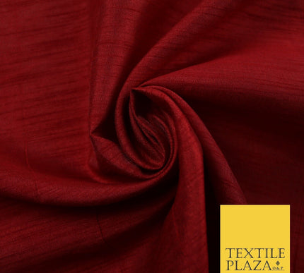 OVER 60 COLOURS Plain Dyed Faux Dupion Raw Silk Polyester Dress Fabric Material