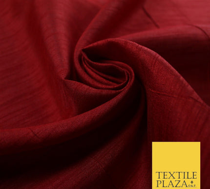 OVER 60 COLOURS Plain Dyed Faux Dupion Raw Silk Polyester Dress Fabric Material