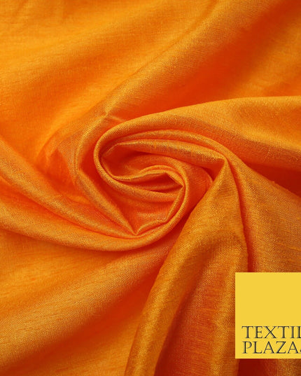 OVER 60 COLOURS Plain Dyed Faux Dupion Raw Silk Polyester Dress Fabric Material