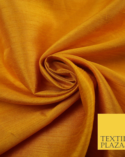 OVER 60 COLOURS Plain Dyed Faux Dupion Raw Silk Polyester Dress Fabric Material