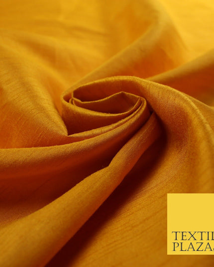 OVER 60 COLOURS Plain Dyed Faux Dupion Raw Silk Polyester Dress Fabric Material