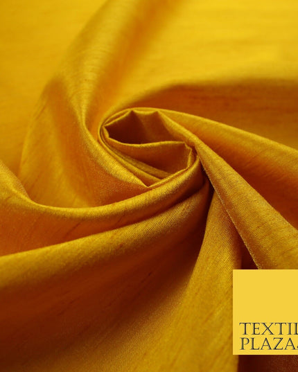 OVER 60 COLOURS Plain Dyed Faux Dupion Raw Silk Polyester Dress Fabric Material