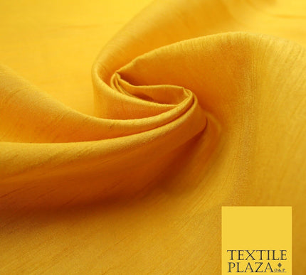 OVER 60 COLOURS Plain Dyed Faux Dupion Raw Silk Polyester Dress Fabric Material