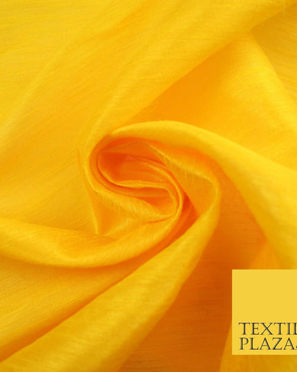 OVER 60 COLOURS Plain Dyed Faux Dupion Raw Silk Polyester Dress Fabric Material