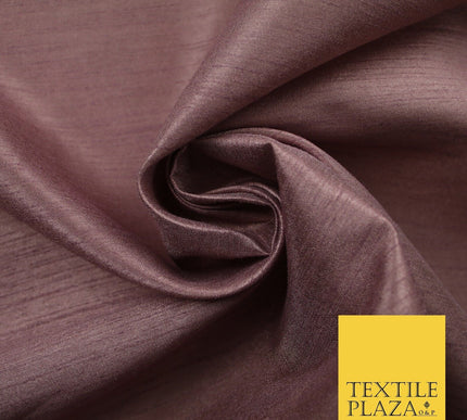 OVER 60 COLOURS Plain Dyed Faux Dupion Raw Silk Polyester Dress Fabric Material