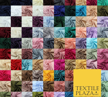 100 COLOURS - Fine Silky Smooth Liquid Sateen Satin Dress Fabric Drape Lining