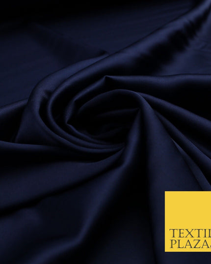 100 COLOURS - Fine Silky Smooth Liquid Sateen Satin Dress Fabric Drape Lining