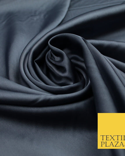 100 COLOURS - Fine Silky Smooth Liquid Sateen Satin Dress Fabric Drape Lining