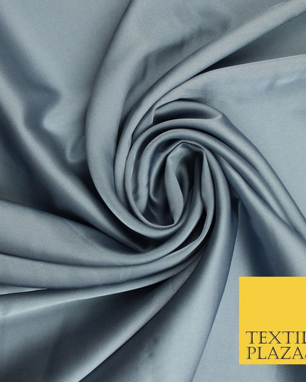 100 COLOURS - Fine Silky Smooth Liquid Sateen Satin Dress Fabric Drape Lining